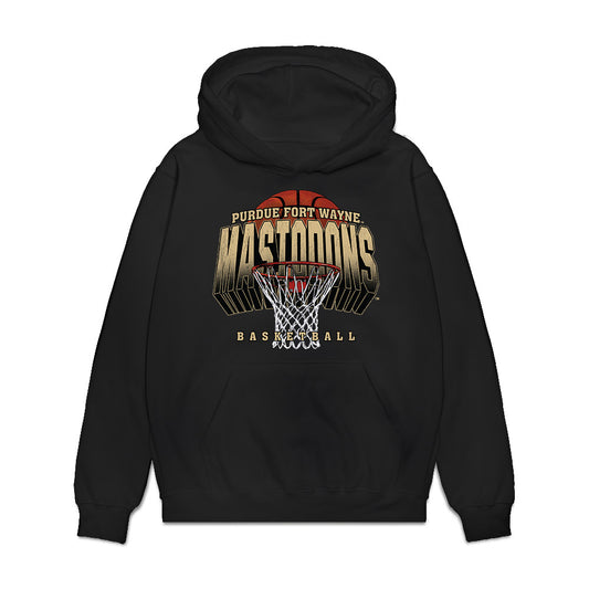 PFW - NCAA Women's Basketball : Ella Riggs - Vintage Basketball Premium Hooded Sweatshirt-0