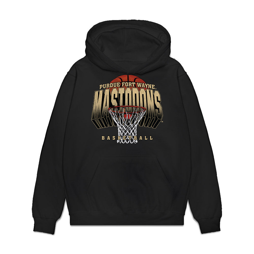 PFW - NCAA Men's Basketball : Solomon Richard - Vintage Basketball Premium Hooded Sweatshirt-0