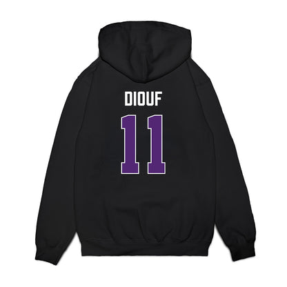 Northern Iowa - NCAA Men's Basketball : Ismael Diouf - Premium Hooded Sweatshirt-1