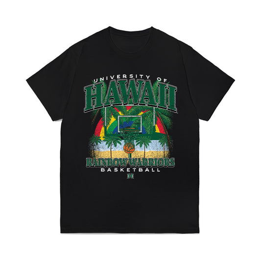 Hawaii - NCAA Men's Basketball : AJ Economou - Vintage Shersey Comfort Colors T-Shirt-0