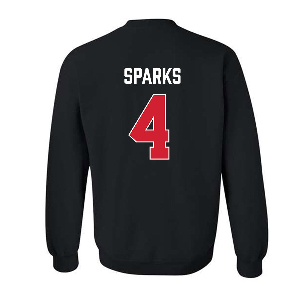 Fairfield - NCAA Men's Basketball : Braden Sparks - Vintage Shersey Crewneck Sweatshirt-1