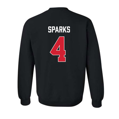 Fairfield - NCAA Men's Basketball : Braden Sparks - Vintage Shersey Crewneck Sweatshirt-1