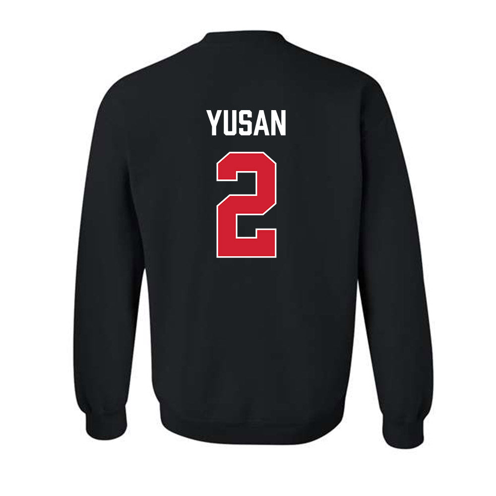 Fairfield - NCAA Women's Basketball : Selen Yusan - Vintage Shersey Crewneck Sweatshirt-1