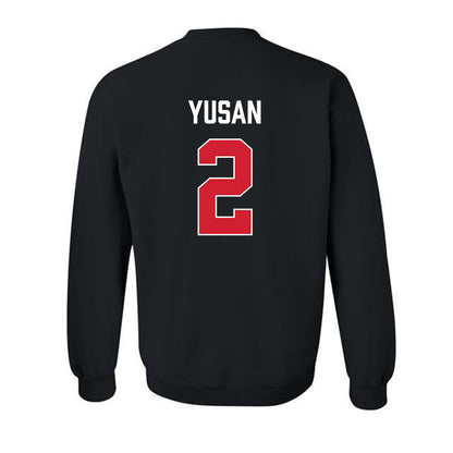 Fairfield - NCAA Women's Basketball : Selen Yusan - Vintage Shersey Crewneck Sweatshirt-1