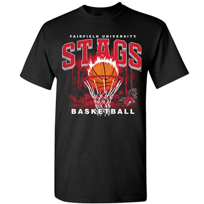 Fairfield - NCAA Women's Basketball : Jillian Huerter - Vintage Shersey T-Shirt-0