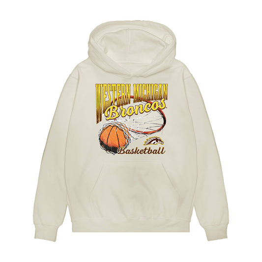 Western Michigan - NCAA Men's Basketball : Camden Thompson - Vintage Basketball Premium Hooded Sweatshirt-0
