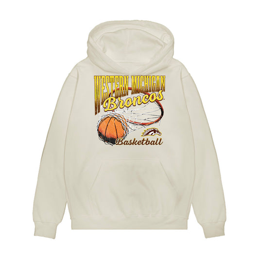 Western Michigan - NCAA Women's Basketball : DeAhna Richardson - Vintage Basketball Premium Hooded Sweatshirt-0