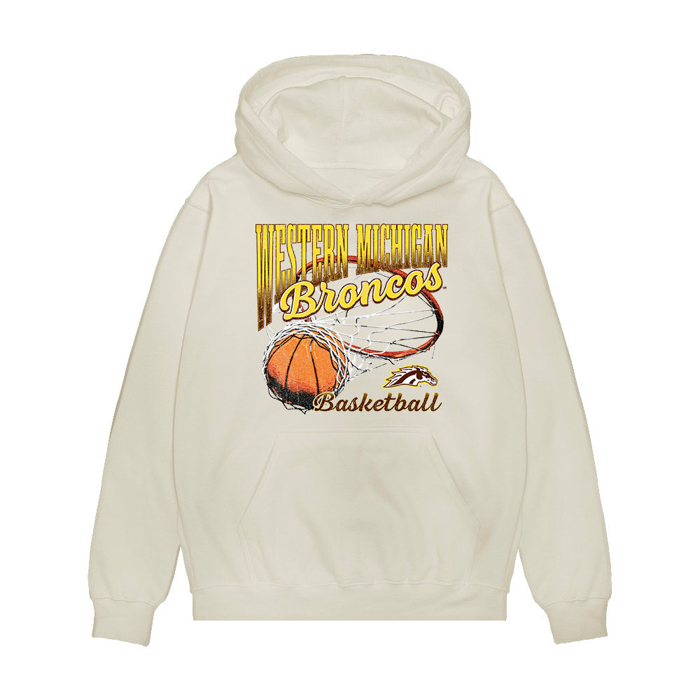 Western Michigan - NCAA Women's Basketball : Maggie Stutelberg - Vintage Basketball Premium Hooded Sweatshirt-0