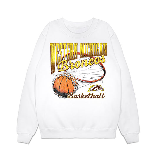 Western Michigan - NCAA Men's Basketball : Camden Thompson - Vintage Basketball Premium Crewneck Sweatshirt-0