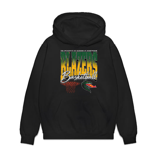 UAB - NCAA Men's Basketball : Daniel Rivera - Vintage Premium Hooded Sweatshirt-0