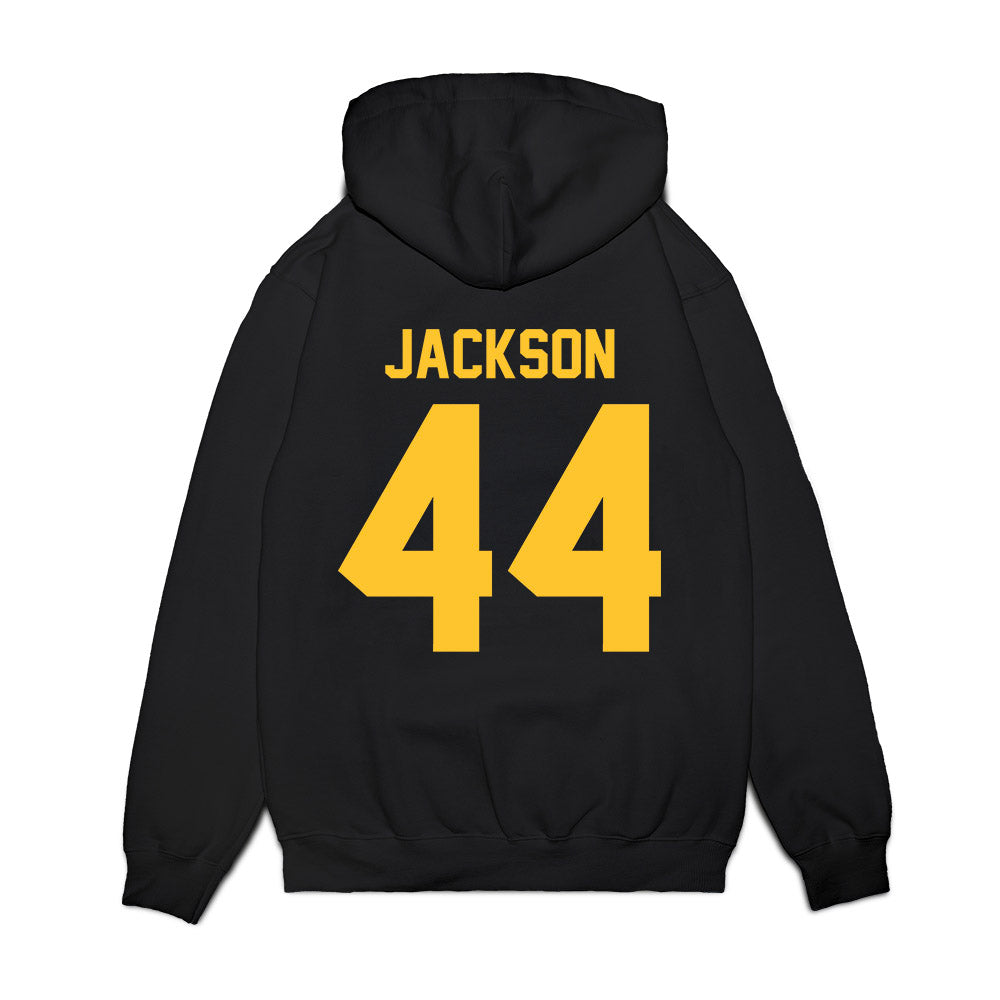 Siena - NCAA Men's Basketball : Marcus Jackson - Vintage Premium Hooded Sweatshirt-1