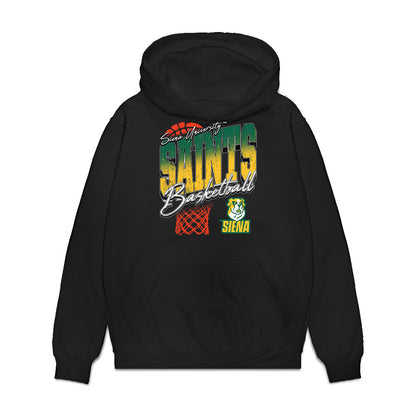 Siena - NCAA Men's Basketball : Riley Mulvey - Vintage Premium Hooded Sweatshirt-0