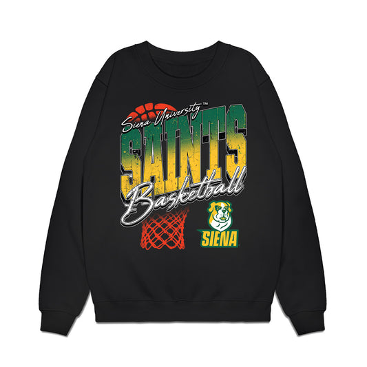 Siena - NCAA Men's Basketball : Christian Jones - Vintage Premium Crewneck Sweatshirt-0