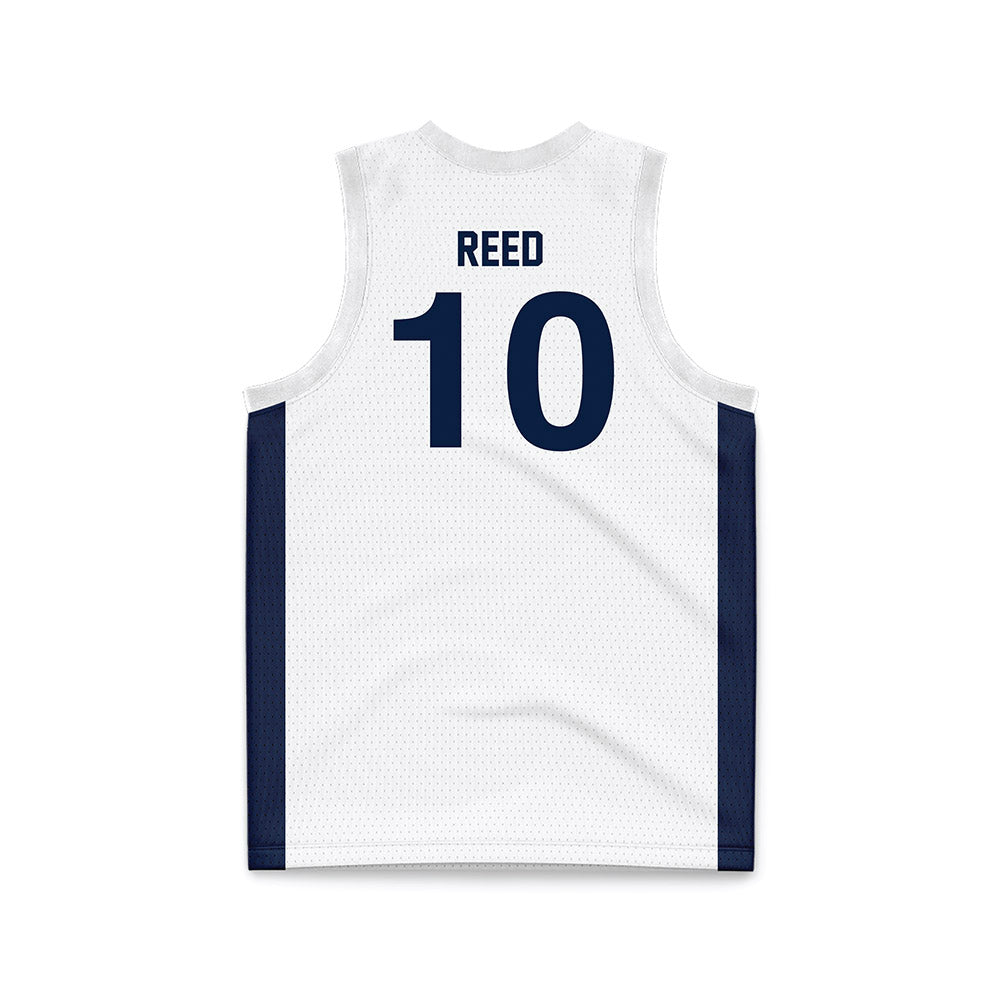 Penn State - NCAA Men's Basketball : Josh Reed - White Basketball Jersey-1
