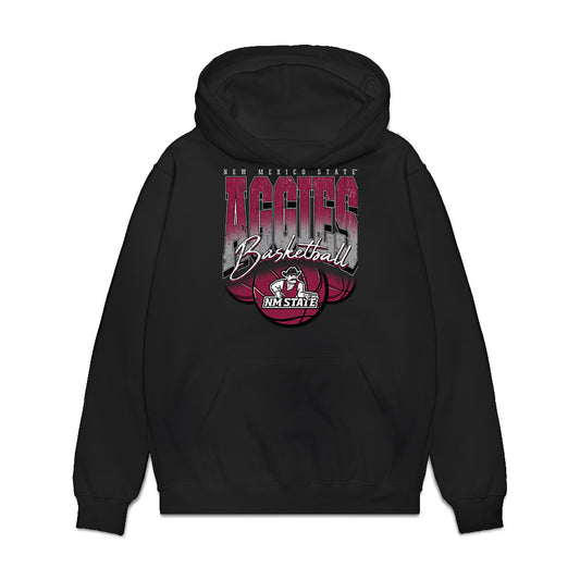 NMSU - NCAA Men's Basketball : Chris Terrell - Vintage Premium Hooded Sweatshirt-0