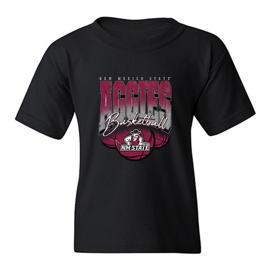 NMSU - NCAA Men's Basketball : Gabriel Pickens - Vintage Youth T-Shirt-0