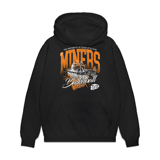 UTEP - NCAA Women's Basketball : Heaven Samayoa-Mathis - Vintage Basketball Premium Hooded Sweatshirt-0