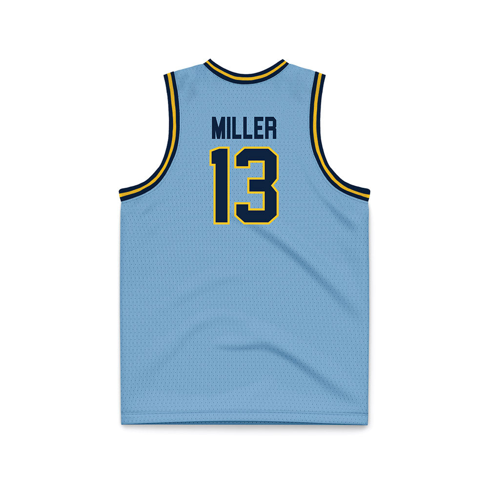 Murray State - NCAA Men's Basketball : Mason Miller - Light Blue Basketball Jersey-1