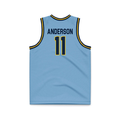 Murray State - NCAA Men's Basketball : Dylan Anderson - Light Blue Basketball Jersey-1