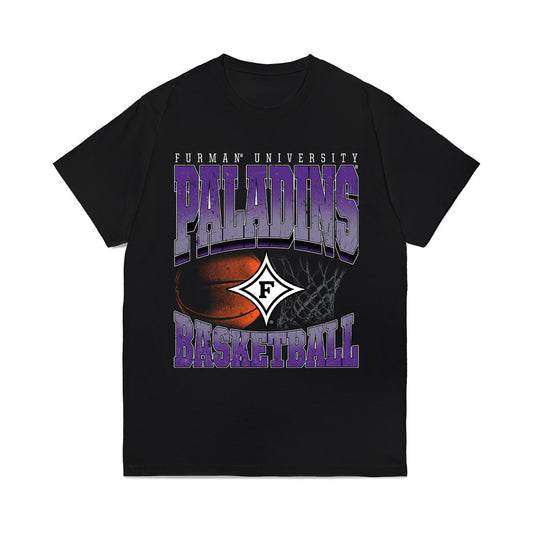 Furman - NCAA Men's Basketball : Ben Vander Wal - Vintage Basketball Comfort Colors T-Shirt-0