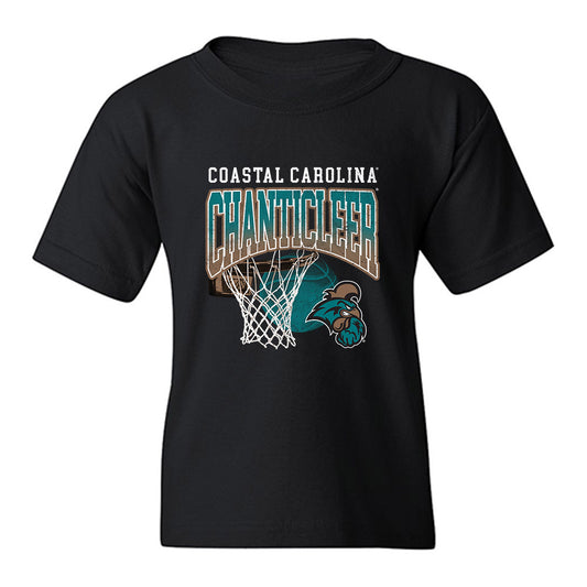 Coastal Carolina - NCAA Women's Basketball : DYanis Jimenez - Vintage Basketball Youth T-Shirt-0