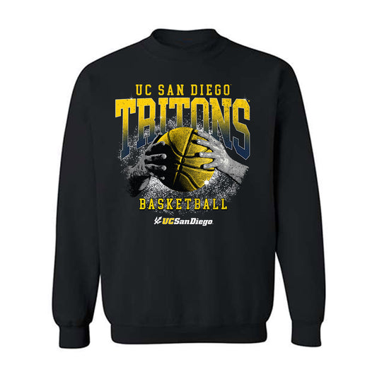 UCSD - NCAA Men's Basketball : Tyson Dunn - Vintage Shersey Crewneck Sweatshirt-0