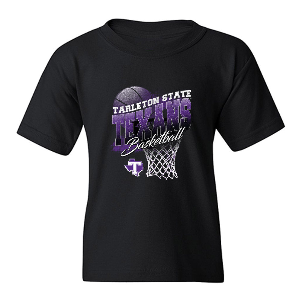 Tarleton State - NCAA Men's Basketball : Aj Dent - Vintage Shersey Youth T-Shirt-0