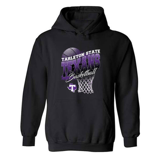 Tarleton State - NCAA Women's Basketball : Gia Adams - Vintage Shersey Hooded Sweatshirt-0