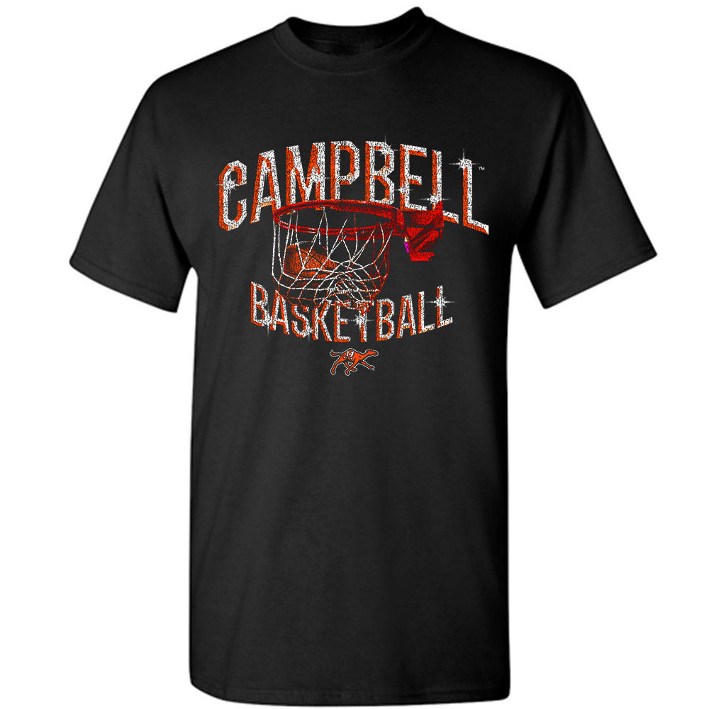 Campbell - NCAA Men's Basketball : Israel Yaw - Vintage Shersey T-Shirt-0