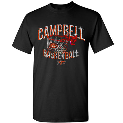 Campbell - NCAA Men's Basketball : Israel Yaw - Vintage Shersey T-Shirt-0