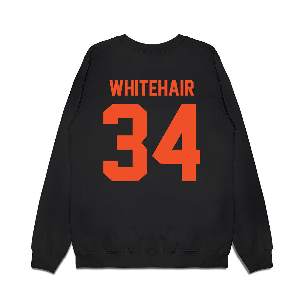 UTRGV - NCAA Women's Basketball : Rylie Whitehair - Vintage Shersey Premium Crewneck Sweatshirt-1