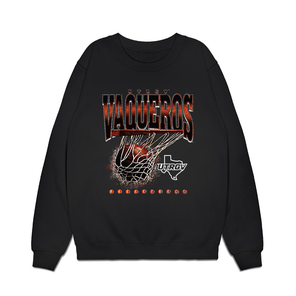 UTRGV - NCAA Women's Basketball : Rylie Whitehair - Vintage Shersey Premium Crewneck Sweatshirt-0
