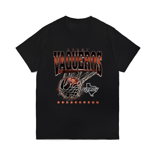 UTRGV - NCAA Men's Basketball : Isaiah Barganier - Vintage Shersey Comfort Colors T-Shirt-0