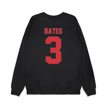 LA Tech - NCAA Men's Basketball : A.J. Bates - Vintage Basketball Premium Crewneck Sweatshirt-1