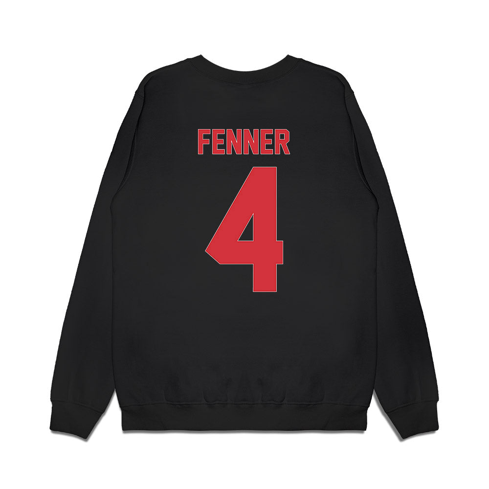 LA Tech - NCAA Men's Basketball : Jaylen Fenner - Vintage Basketball Premium Crewneck Sweatshirt-1