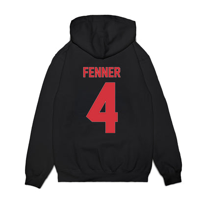 LA Tech - NCAA Men's Basketball : Jaylen Fenner - Vintage Basketball Premium Hooded Sweatshirt-1