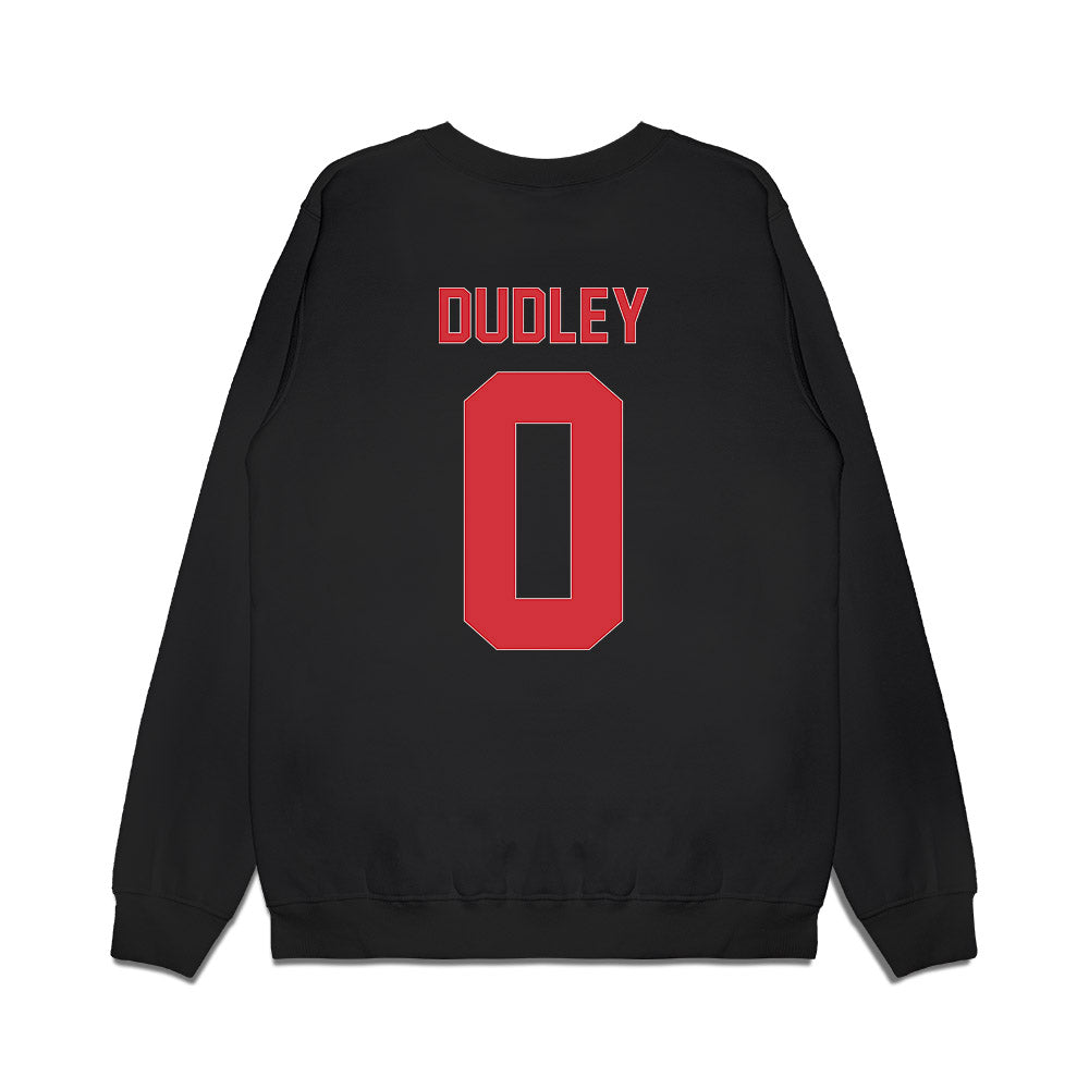 LA Tech - NCAA Men's Basketball : DJ Dudley - Vintage Basketball Premium Crewneck Sweatshirt-1