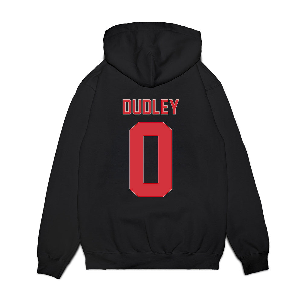 LA Tech - NCAA Men's Basketball : DJ Dudley - Vintage Basketball Premium Hooded Sweatshirt-1