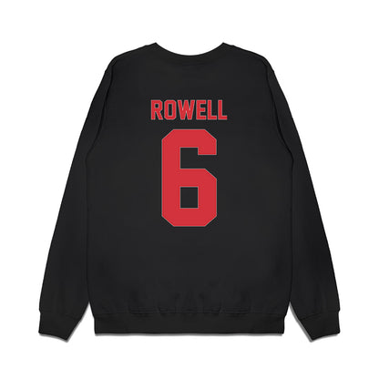 LA Tech - NCAA Men's Basketball : Keegan Rowell - Vintage Basketball Premium Crewneck Sweatshirt-1