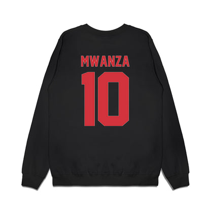 LA Tech - NCAA Women's Basketball : Melissa Mwanza - Vintage Basketball Premium Crewneck Sweatshirt-1