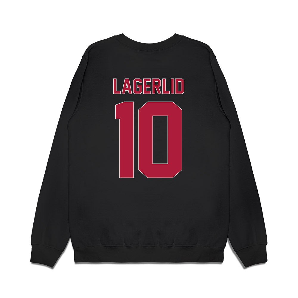 LMU - NCAA Women's Basketball : Lova Lagerlid - Vintage Premium Crewneck Sweatshirt-1