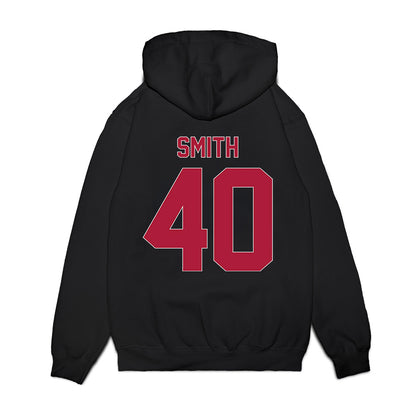 LMU - NCAA Men's Basketball : Cooper Smith - Vintage Premium Hooded Sweatshirt-1