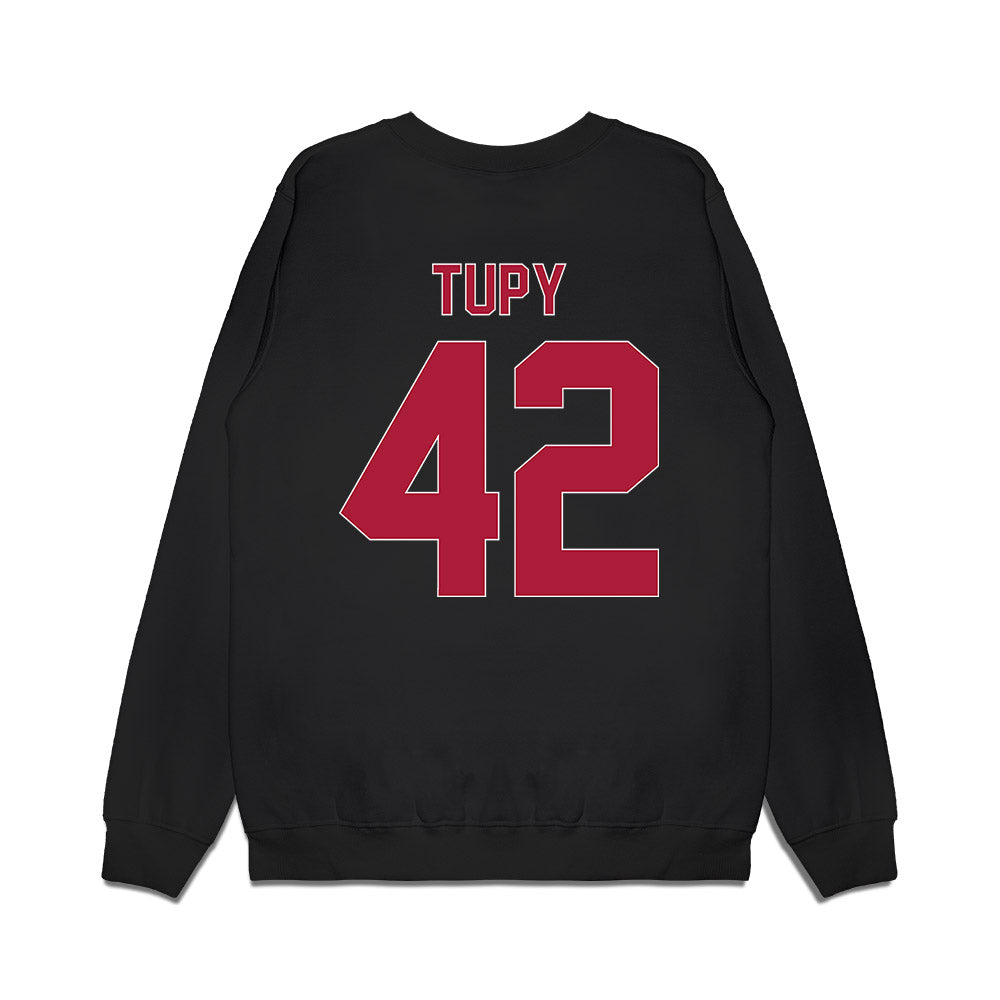 LMU - NCAA Men's Basketball : George Tupy - Vintage Premium Crewneck Sweatshirt-1