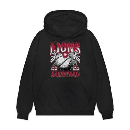 LMU - NCAA Men's Basketball : Cooper Smith - Vintage Premium Hooded Sweatshirt-0