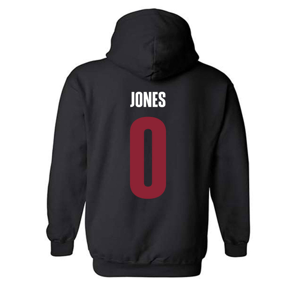 SCU - NCAA Women's Basketball : Maia Jones - Vintage Shersey Hooded Sweatshirt-1