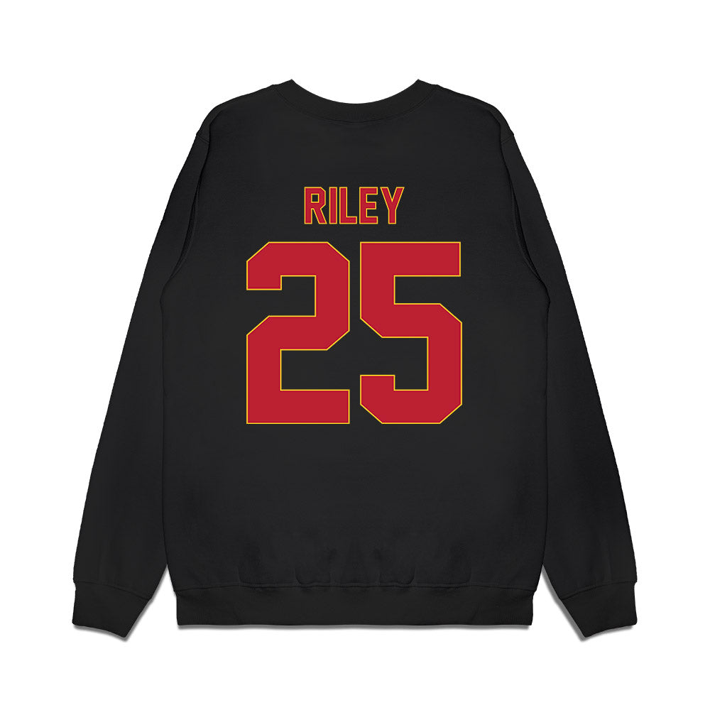 Ferris State - NCAA Women's Basketball : Mia Riley - Vintage Basketball Premium Crewneck Sweatshirt-1