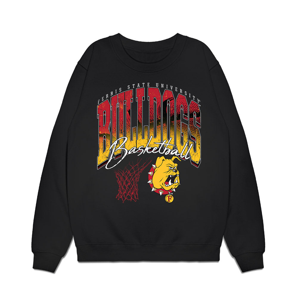 Ferris State - NCAA Women's Basketball : Mia Riley - Vintage Basketball Premium Crewneck Sweatshirt-0