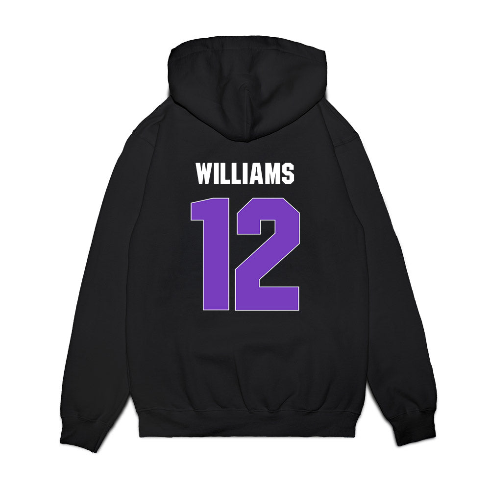 PVAMU - NCAA Men's Basketball : Lance Williams - Vintage Shersey Premium Hooded Sweatshirt-1