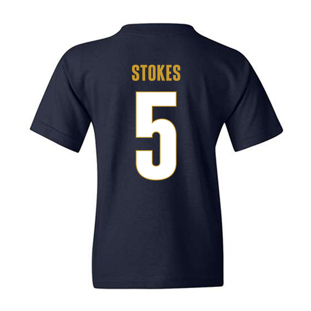 UC Davis - NCAA Men's Basketball : Jalen Stokes - Vintage Youth T-Shirt-1