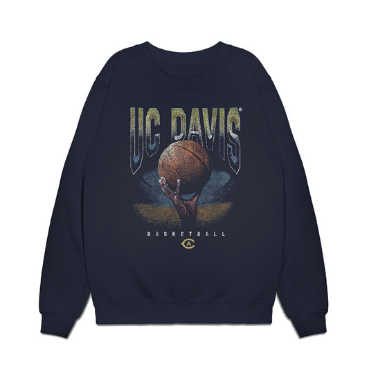UC Davis - NCAA Men's Basketball : Jalen Stokes - Vintage Premium Crewneck Sweatshirt-0